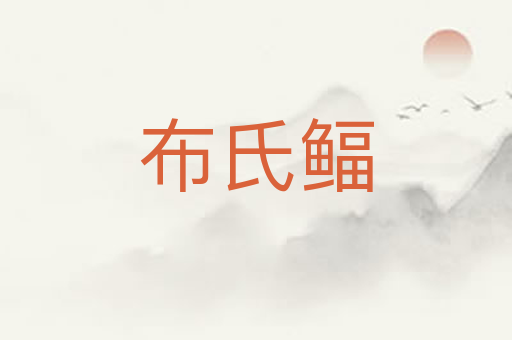 布氏鲾