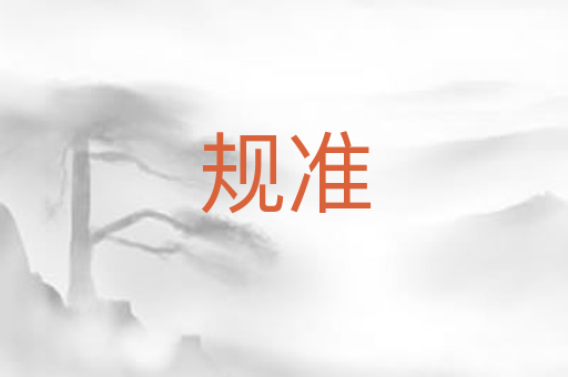 规准