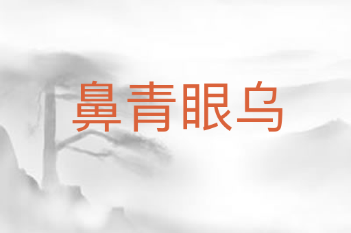 鼻青眼乌