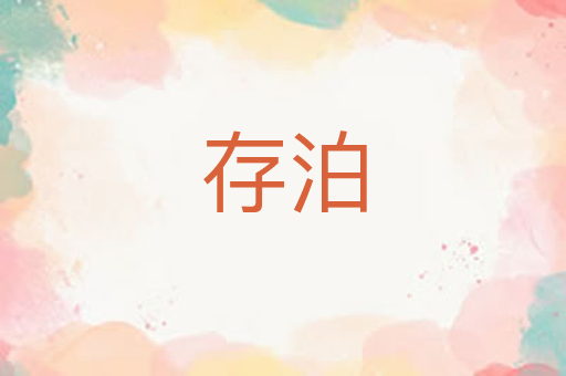 存泊