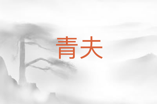 青夫