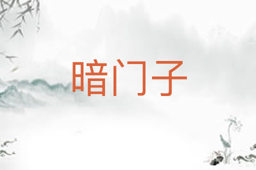 暗门子