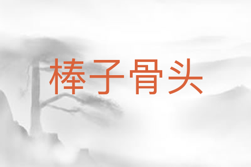 棒子骨头