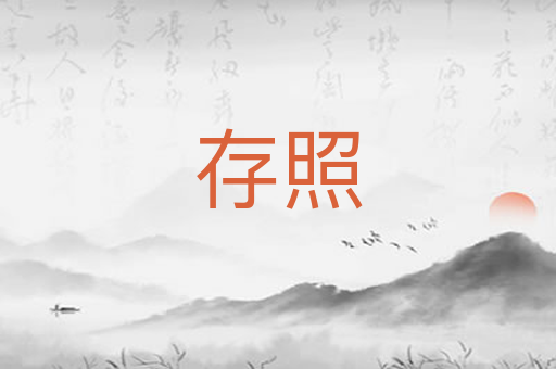 存照