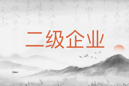 二级企业