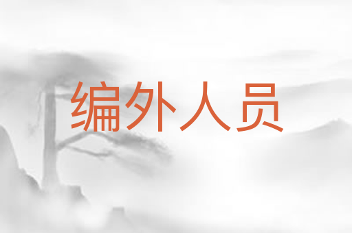 编外人员