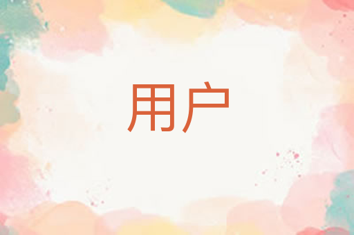用户