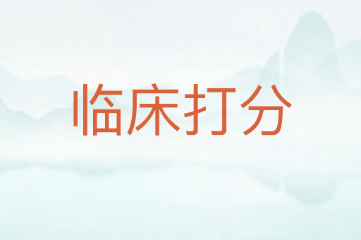 临床打分
