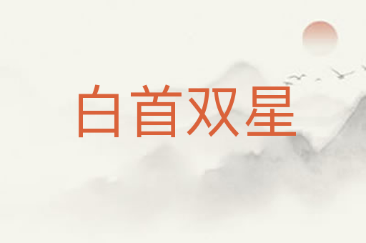 白首双星
