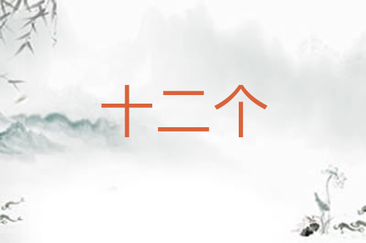 十二个
