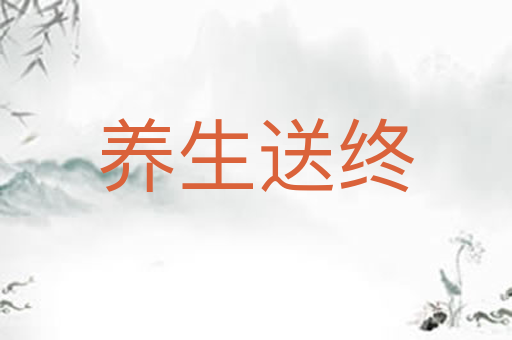 养生送终