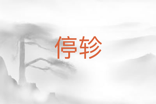 停轸