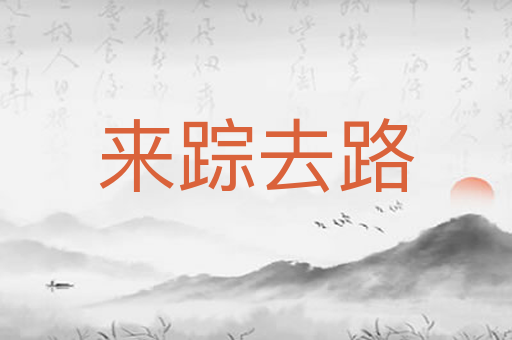来踪去路