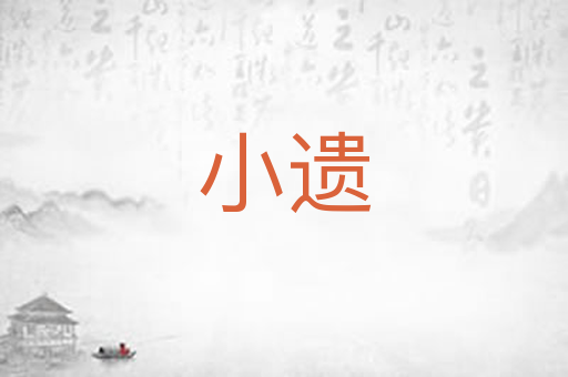 小遗