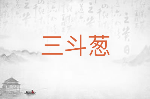 三斗葱