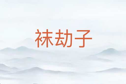 袜劫子