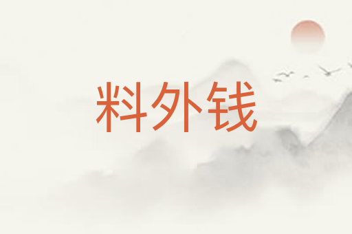 料外钱