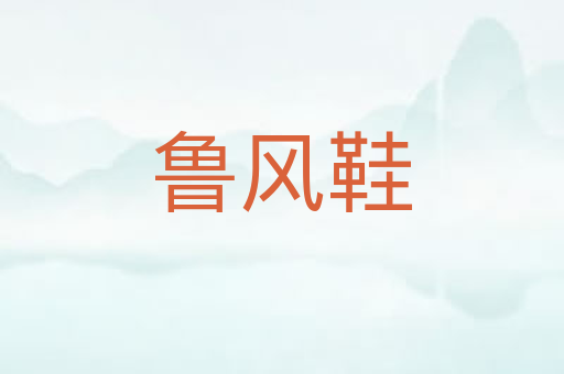 鲁风鞋