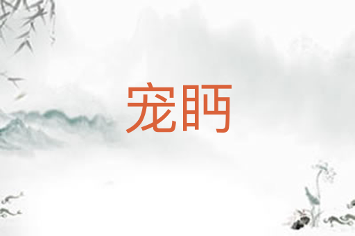 宠眄