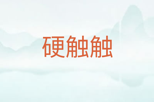 硬触触