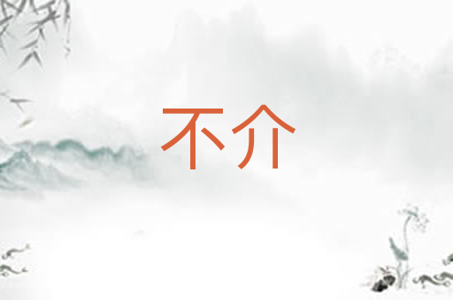 不介