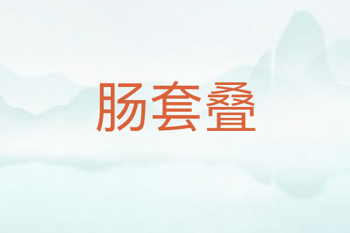 肠套叠