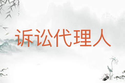 诉讼代理人