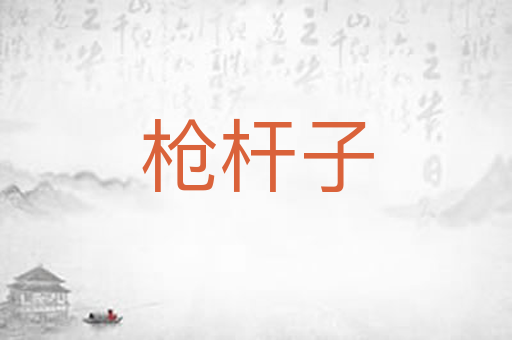 枪杆子