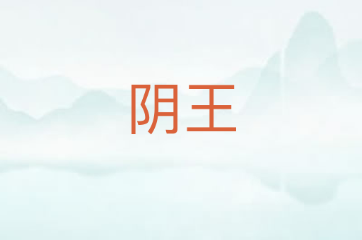 阴王