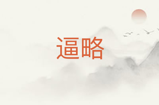 逼略