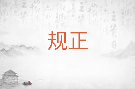 规正