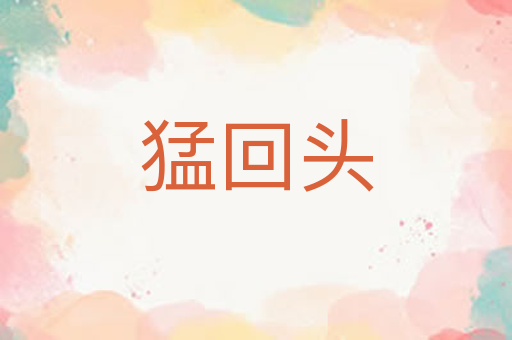 猛回头
