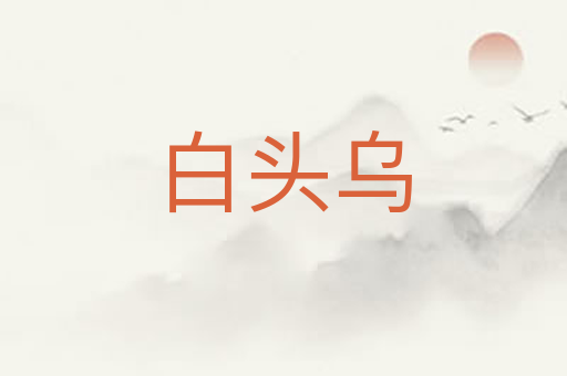 白头乌
