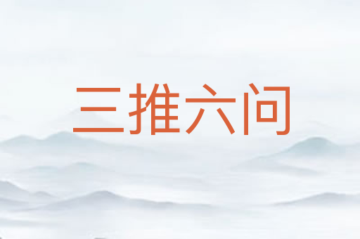 三推六问