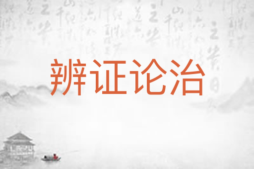 辨证论治