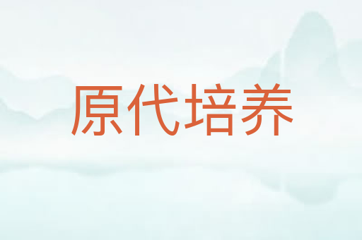 原代培养