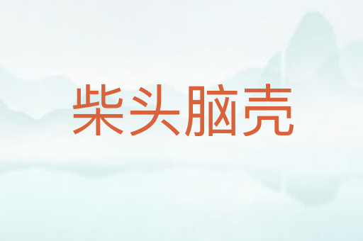 柴头脑壳