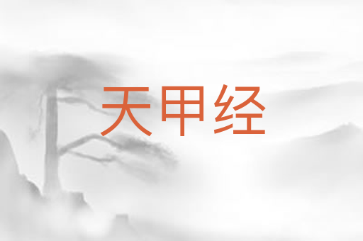 天甲经