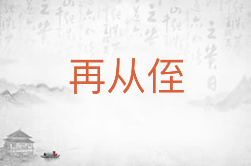 再从侄