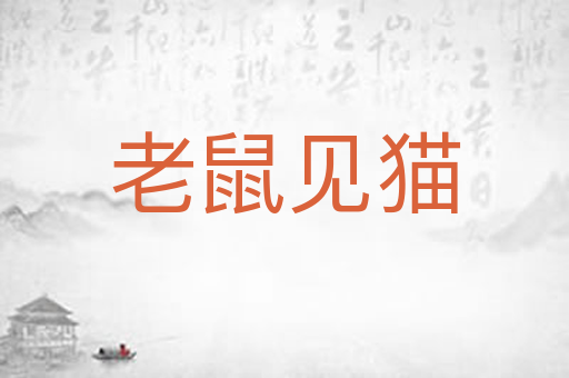 老鼠见猫