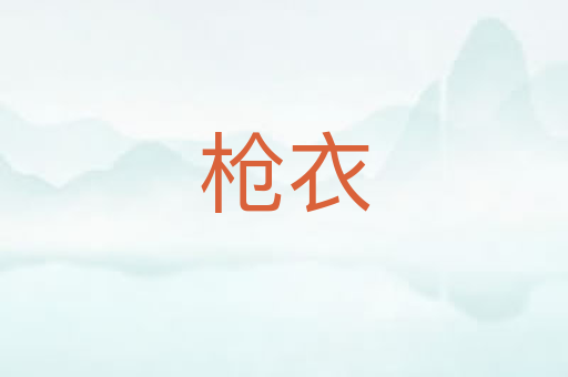 枪衣