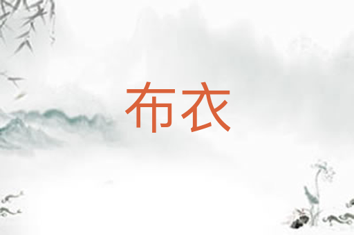 布衣