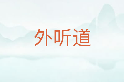 外听道