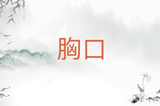 胸口