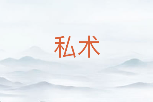 私术