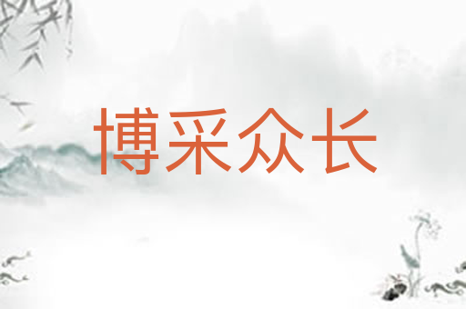 博采众长