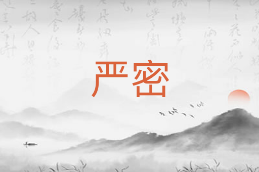 严密