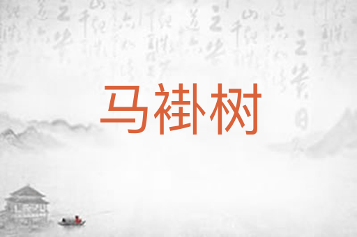 马褂树