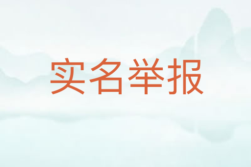 实名举报