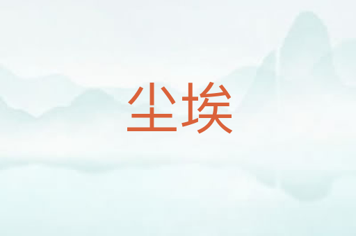 尘埃